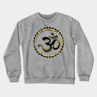 Golden Aum 3D Design Crewneck Sweatshirt